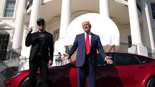 Trump and Elon Musk speak after president buys new Tesla: Full remarks