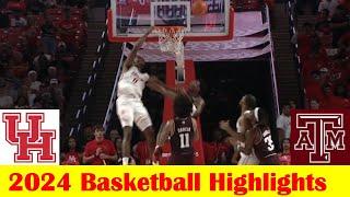 #13 Texas A&M vs #4 Houston Basketball Game Highlights 10 27 2024