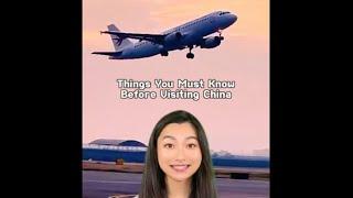 ￼ Things you must know before visiting China! ️￼