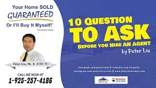 10 Questions to Ask Before You Hire an Agent by Peter Liu