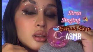 ASMR| SIREN SINGING YOU TO SLEEP WITH WATER GLOBES, WOOD SOUP‍️🫧