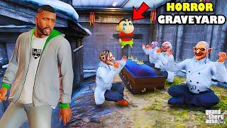 Franklin Went Inside THE HORROR GRAVEYARD In GTA 5 | SHINCHAN and CHOP