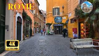 Rome Walking Tour - Winter Walk in 4K - January 2025 | Streets of Rome