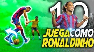 TOP 10 MEJORES JUGADAS de RONALDINHO  REGATES EFECTIVOS para BURLAR A TU RIVAL ️