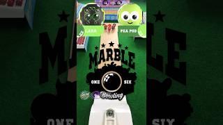  Lara and Pea Pod's Pin-Perfect Battle in Marble Bowling! #FreakMarbles #MarbleUniverse