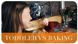 TODDLER Vs. BAKING | THE MICHALAKS | #ad