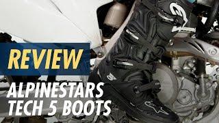 Alpinestars Tech 5 Boots Review at CycleGear.com