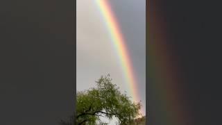 Amazing Rainbow at Tuacahn Ampitheater in Utah