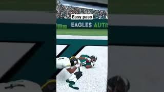 Making the easy pass for touchdown #nfl #superbowl #vr #nflplayoffs #nfldraft #quarterback