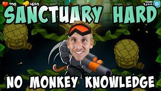 Sanctuary Hard No Monkey Knowledge - Bloons TD 6