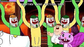 MUGEN Request: Toothy & Peter Vs Master Shake & Eric Cartman