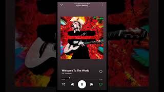 Welcome to the World from Ed Sheeran's = (Tour Edition) - #welcometotheworld #edsheeran #equals