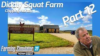 PART 12 SOWING BARLEY TO MAKE HAWKSTONE - Diddly Squat Farm aka Clarkson's Farm | FS22