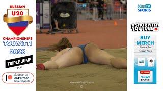 Girl's U20 Triple Jump Final • Russian Athletics