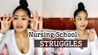 Top 5 Nursing School STRUGGLES ! + How To Overcome Them !