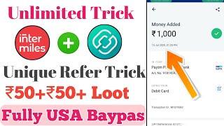 InterMiles App Unlimited Trick | InterMiles App Fully USA Baypas Trick | New Best Earing App 2020