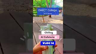 #Vlog_14 | Chilling at Cafeteria of #daiict with few Monkeys | #shorts #nisarg #college_vlog