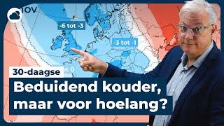 30-daagse: koude lucht uit noorden bereikt Nederland