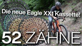 SRAM Eagle (AXS, XX1) XG 10-52 MTB-Kassette im Test: 1299 Kupfer, Gold, Regenbogen & 1295 schwarz