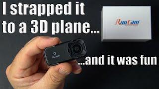 NEW ACTION CAM: Runcam Thumb 2 • Tour • Setup • 3D Plane Video