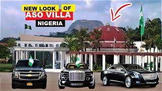 AMAZING NEW LOOK OF ASO ROCK PRESIDENTIAL VILLA ABUJA,  OFFICE OF NIGERIA'S PRESIDENT & HIS CARS