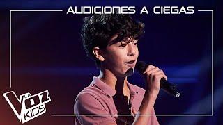 Mario Márquez canta "Solamente tú" | Audiciones a ciegas | La Voz Kids Antena 3 2024