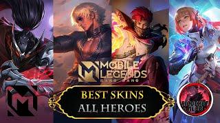 THE BEST SKIN FOR ALL HEROES IN MOBILE LEGENDS | ENTRANCE ANIMATION