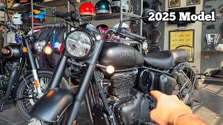 2025 All New Royal Enfield Classic 350 Stealth Black Full Review - Exhaust Sound & On Road Price ?