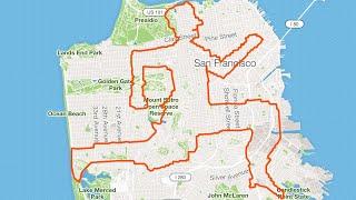 Man Creates Art by Running around San Francisco | Pumped