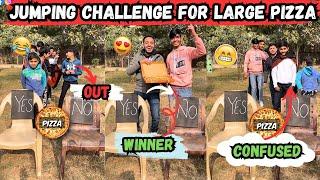 Funny Jump Challenge  For Large Pizza  Watch Till End | Sahil khan & Team | Sahil Khan & Team |