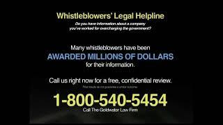 Goldwater Law Firm - Did you work for a company that is overcharging the government? (2013)