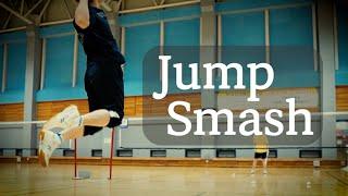 Jump Smash in Badminton