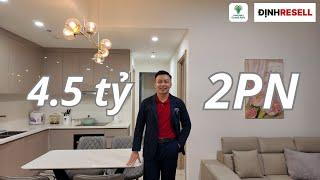 Căn hộ 2 phòng ngủ full nội thất view trực diện hồ bơi tại Masteri Centre Point Vinhomes Quận 9