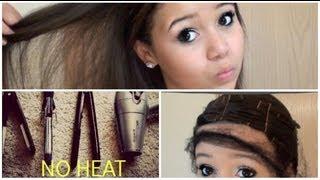 Straight Hair with NO HEAT | Krazyrayray