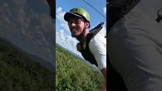 Zip lining through Loboc, Bohol