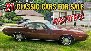 21 Affordable Classic Cars For Sale by Owner!