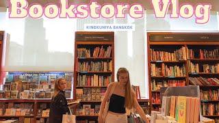 Bookstore vlog - Book shopping at Kinokuniya Bangkok + book haul!