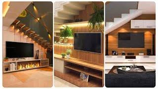 Clever Under Stairs Tv Unit Design Ideas For Home Decor | Under Staircase Tv Cabinets & Storage