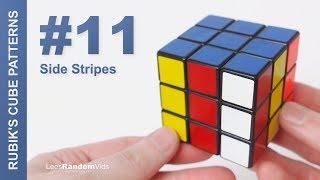 How to make Rubik's Cube Patterns #11: Side Stripes