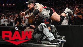 Bronson Reed Tsunamis Seth Rollins through the announce table: Raw highlights, Nov. 4, 2024