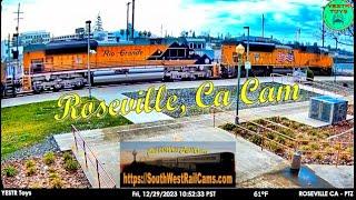 Roseville, CA | UPRR Roseville Sub, MP 106.5 - PTZ | SouthWest RailCams LIVE