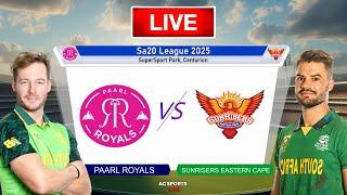 Sunrisers Eastern Cape vs Paarl Royals  | SEC vs PR | Qualifier 2 SA20 League 2025 Live | Live