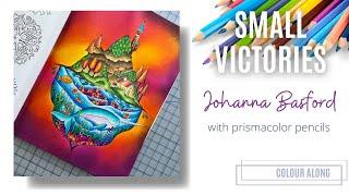 Colour Along | Small Victories by Johanna Basford | Prismacolor