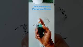 How to remove Permanent marker on white board
