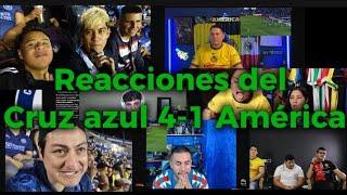 Reacciones del cruz azul 4-1 America!!