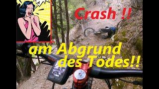 Crash am Abgrund des Todes | Vinschgau | Roatbrunn Trail | Das ging gerade nochmal gut!!!