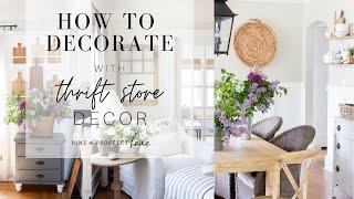 How to Decorate with Thrift Store Decor