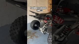 2023 Raptor 700R SE | Yoshimura Exhaust Silencer vs No Silencer sound 