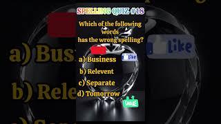 Trending wrong spelling Quiz #trendingquiz #quiz #short