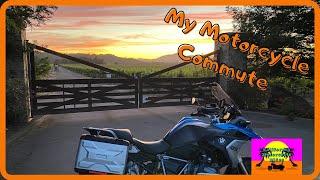 Motorcycle Sunset Ride Home | Commute by motorcycle